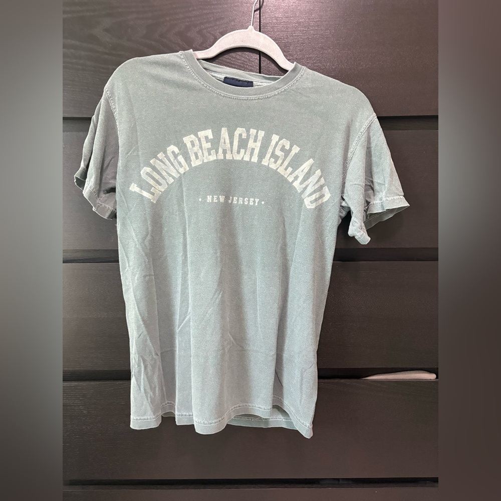 Men’s Green Long Beach Island T-shirt
